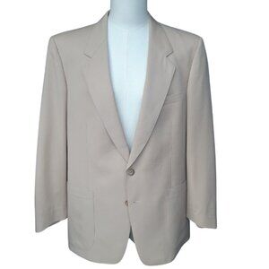 Vintage Warren K Cook Parktown SZ 42 Wool Men's Beige Sport Jacket From Scotts
